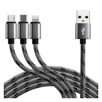 everActive kabelis USB - micro/C/iPh 1,2m CBB-1.2MCI 